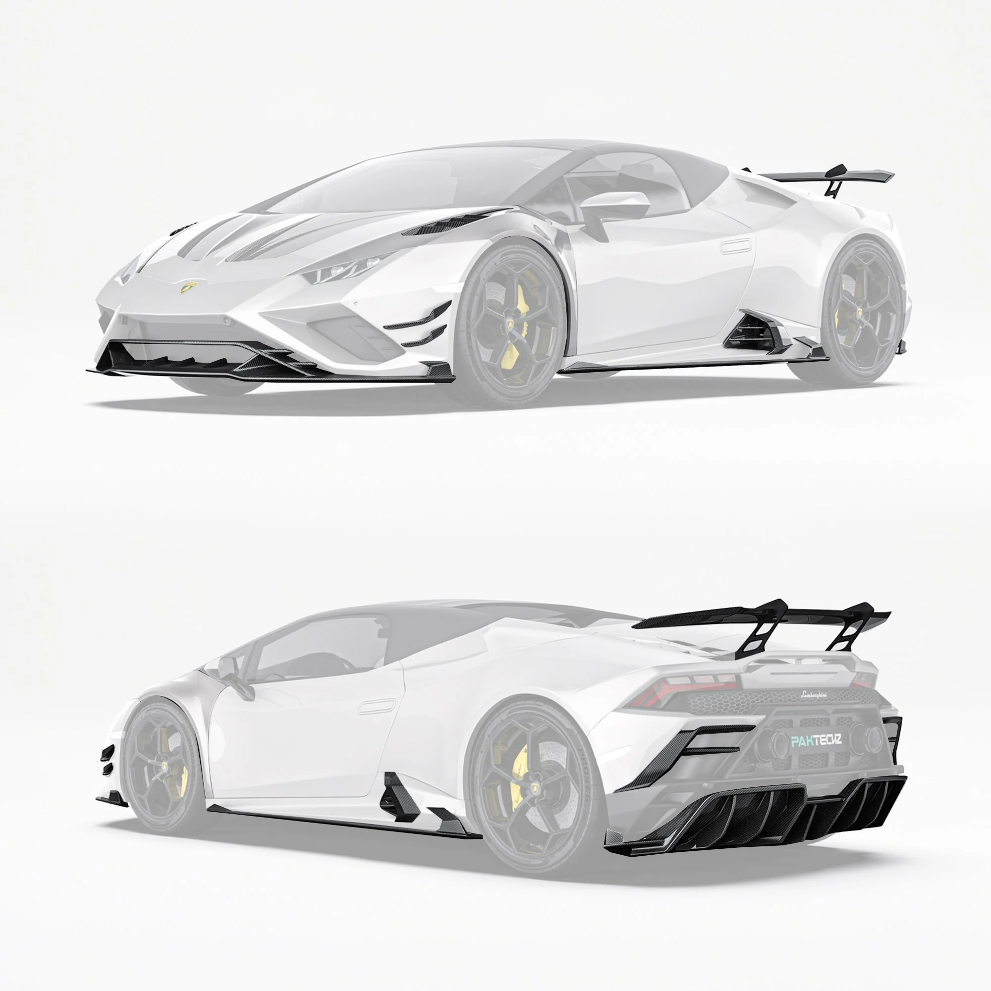 Lamborghini Huracan EVO Huracan EVO Paktechz Full Dry Carbon Aerodynamics kit