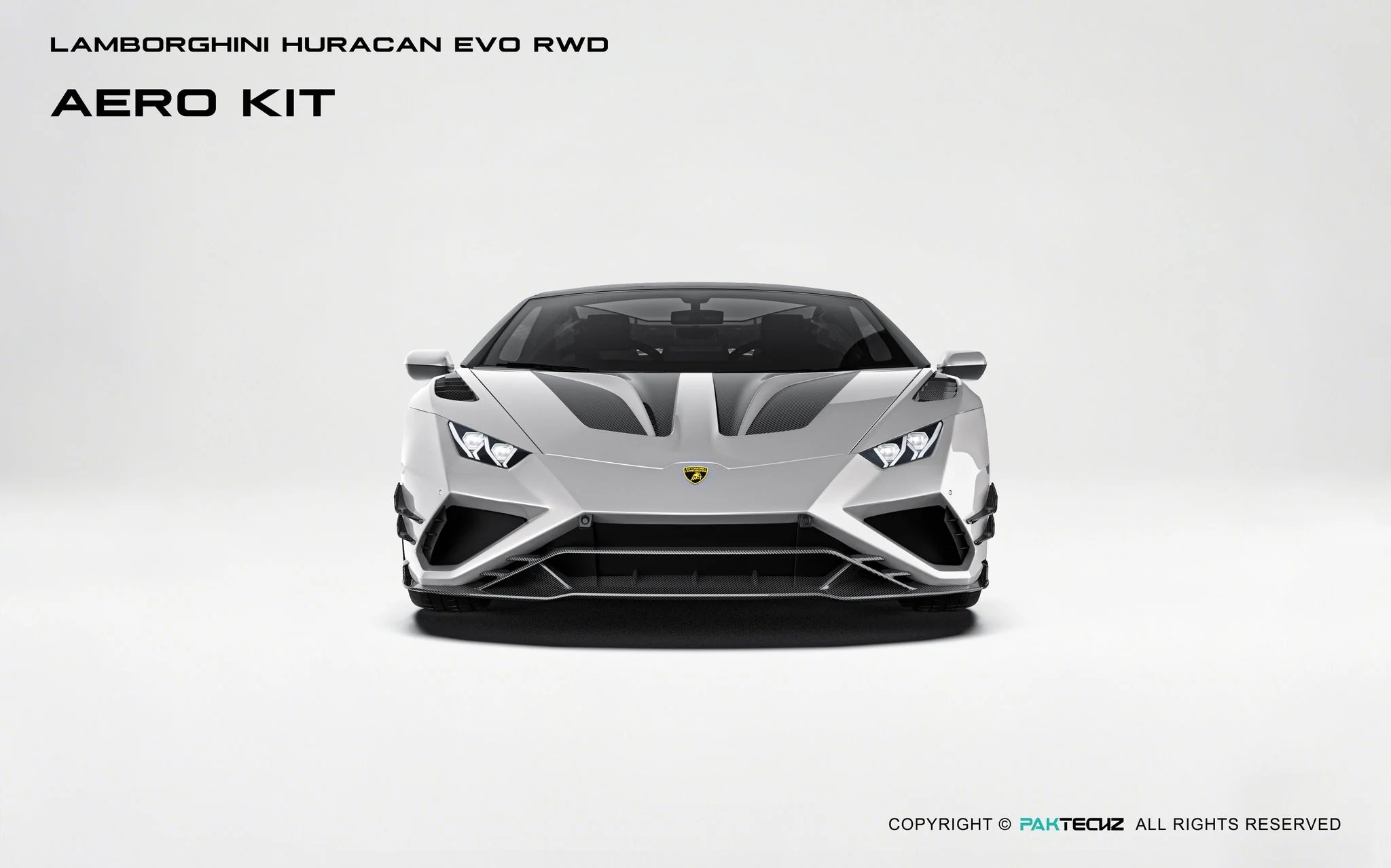 Lamborghini Huracan EVO Huracan EVO Paktechz Full Dry Carbon Aerodynamics kit - Image 3