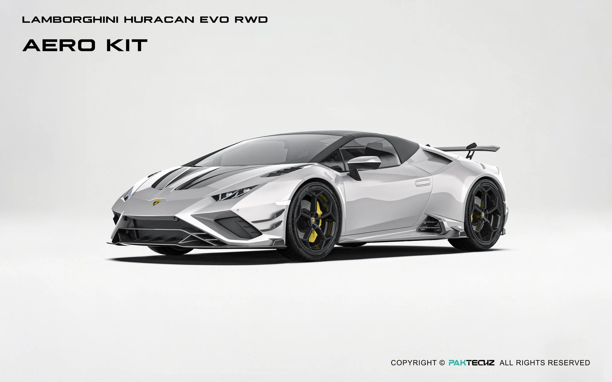Lamborghini Huracan EVO Huracan EVO Paktechz Full Dry Carbon Aerodynamics kit - Image 5
