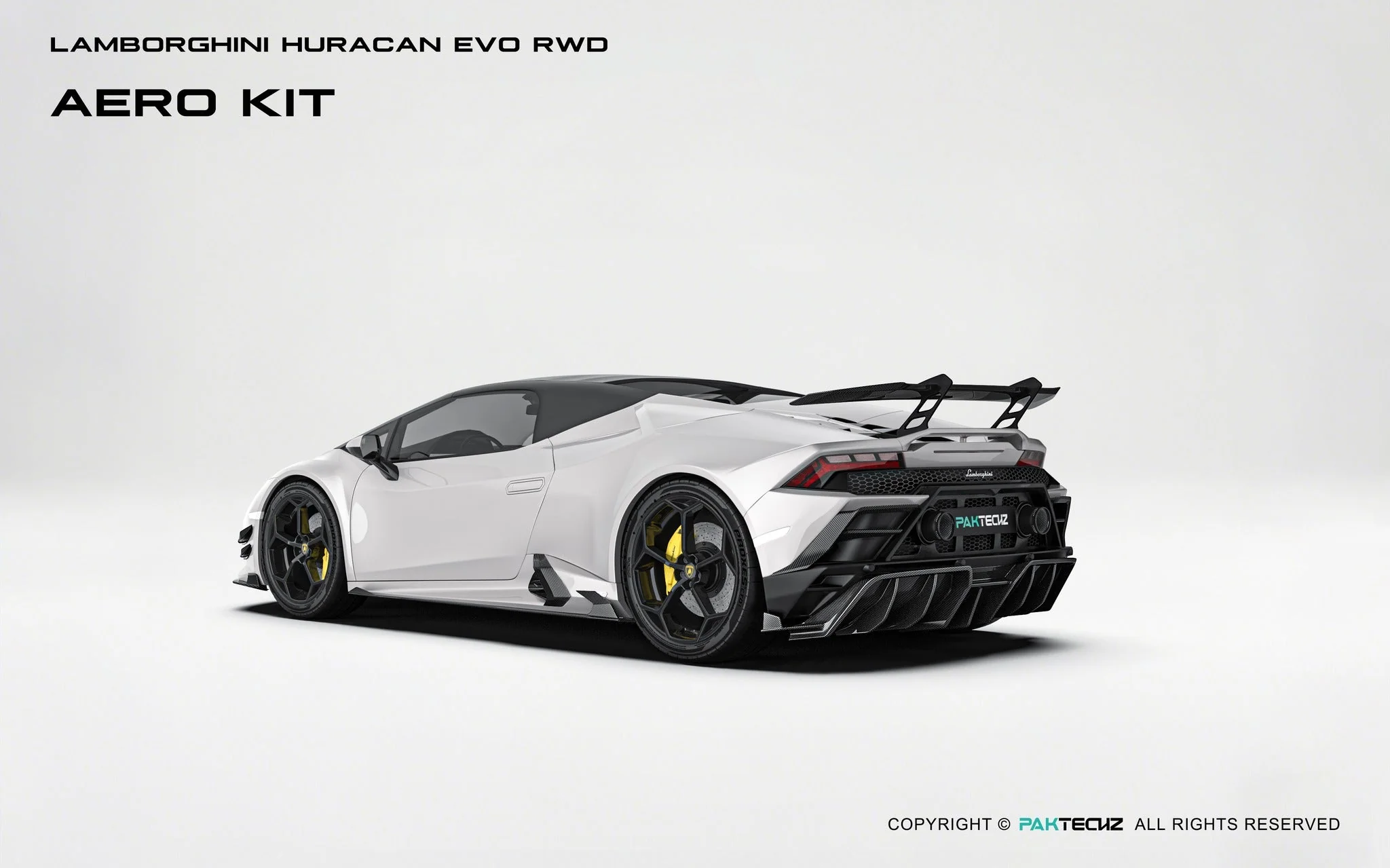 Lamborghini Huracan EVO Huracan EVO Paktechz Full Dry Carbon Aerodynamics kit - Image 6