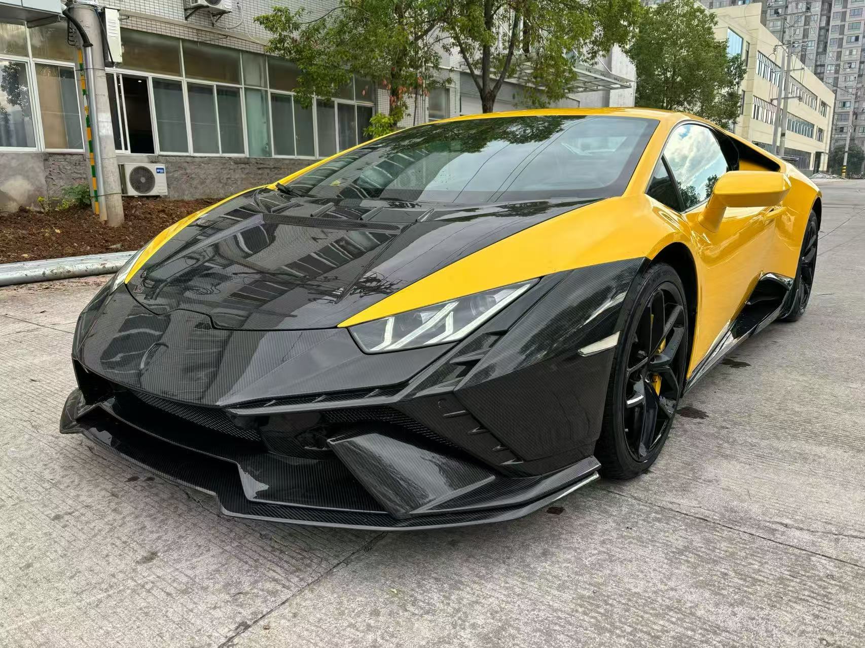 Lamborghini Huracan LP580 / LP610 / EVO → Dry-Carbon Fibre Tecnica Conversion Body Kit - Image 8