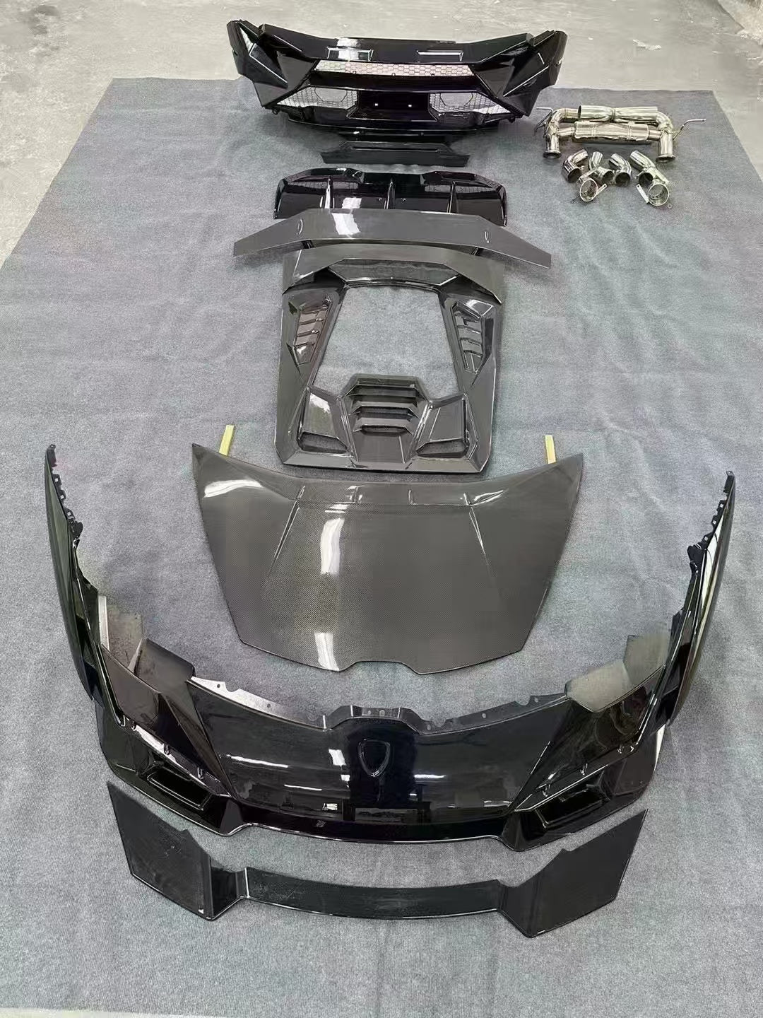 Lamborghini Huracan LP580 / LP610 / EVO → Tecnica Conversion Body Kit (PP Material) - Image 10