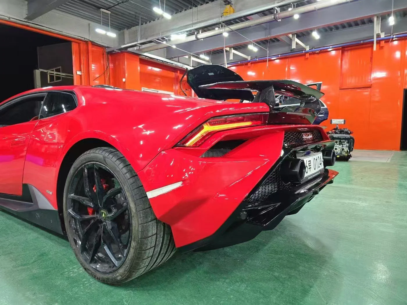 Lamborghini Huracan LP580 / LP610 / EVO → Tecnica Conversion Body Kit (PP Material) - Image 9