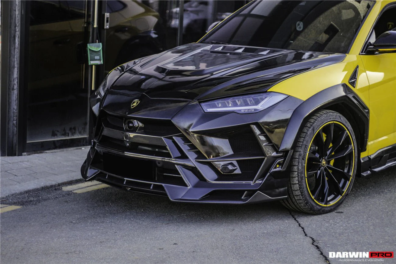 Lamborghini Urus (2018–2022) — DarwinPRO BKSS Part Carbon Fibre Front Bumper & Bonnet - Image 13