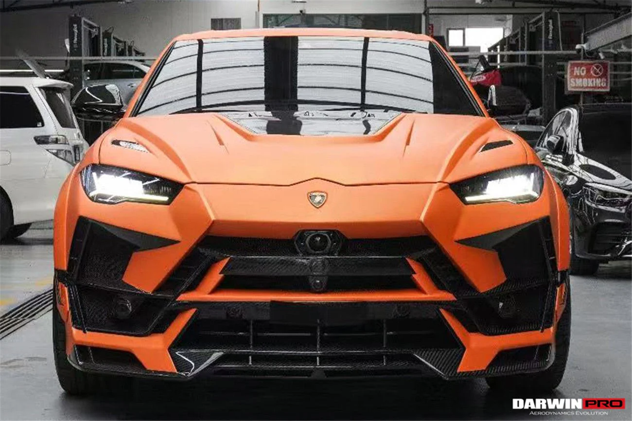 Lamborghini Urus (2018–2022) — DarwinPRO BKSS Part Carbon Fibre Front Bumper & Bonnet - Image 14