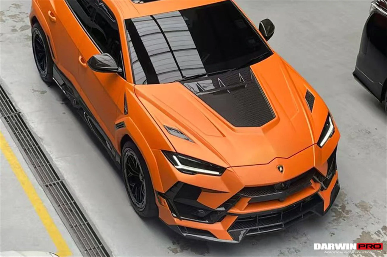 Lamborghini Urus (2018–2022) — DarwinPRO BKSS Part Carbon Fibre Front Bumper & Bonnet - Image 16