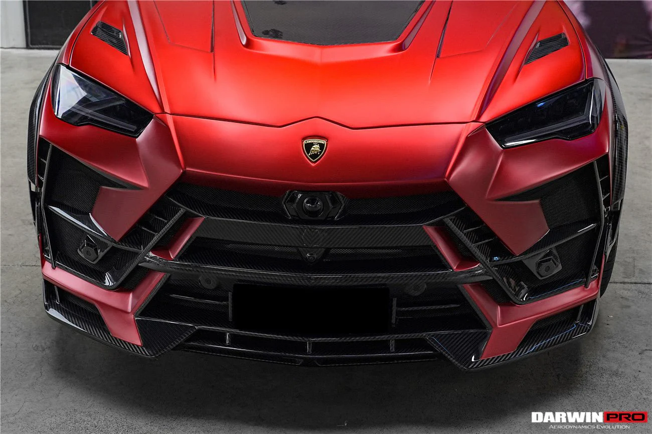 Lamborghini Urus (2018–2022) — DarwinPRO BKSS Part Carbon Fibre Front Bumper & Bonnet - Image 17