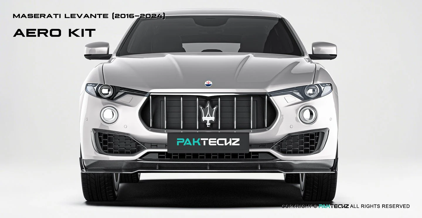 Maserati Levante Paktechz Full Dry Carbon Aerodynamics kit - Image 7
