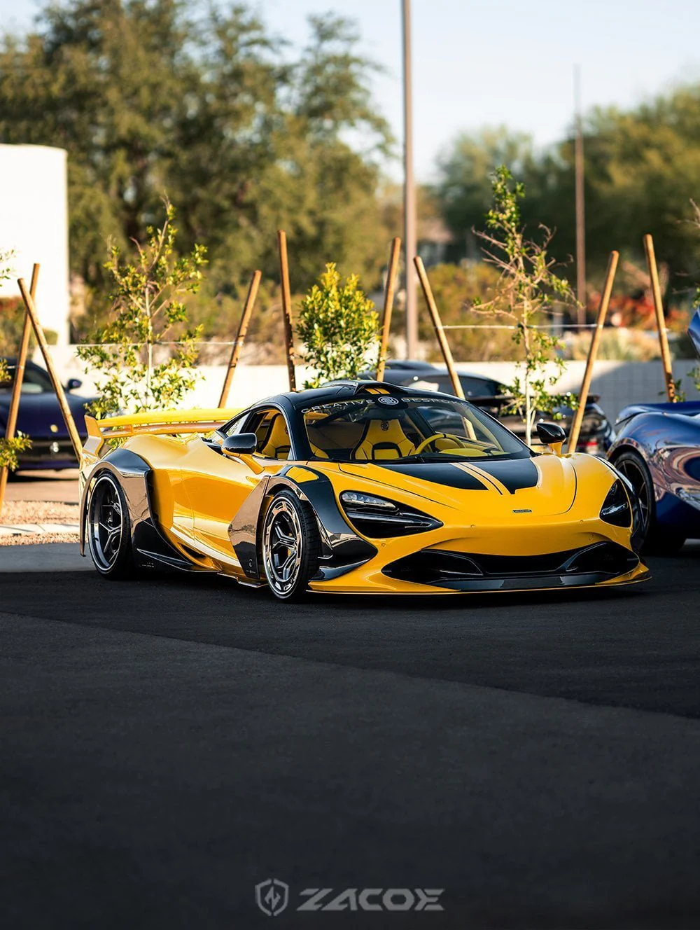 ZACOE McLaren 720s Galaxy Carbon Fibre Wide Body Kit (43pcs/set) - Image 40