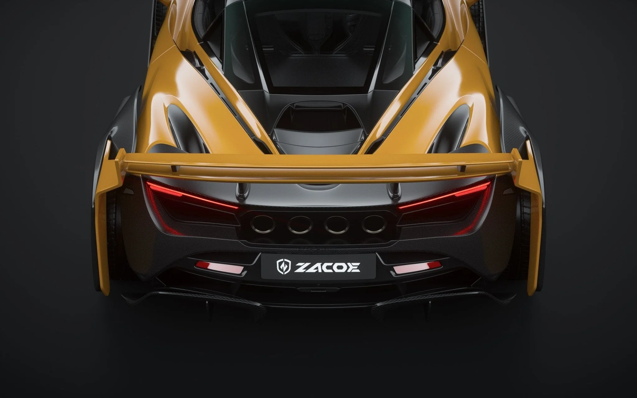 ZACOE McLaren 720s Galaxy Carbon Fibre Wide Body Kit (43pcs/set) - Image 47