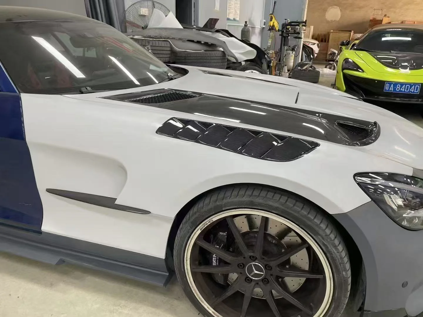 Mercedes-Benz AMG GT / GTS / GTC / GTR Black Series Style Full Body Kit - Image 32