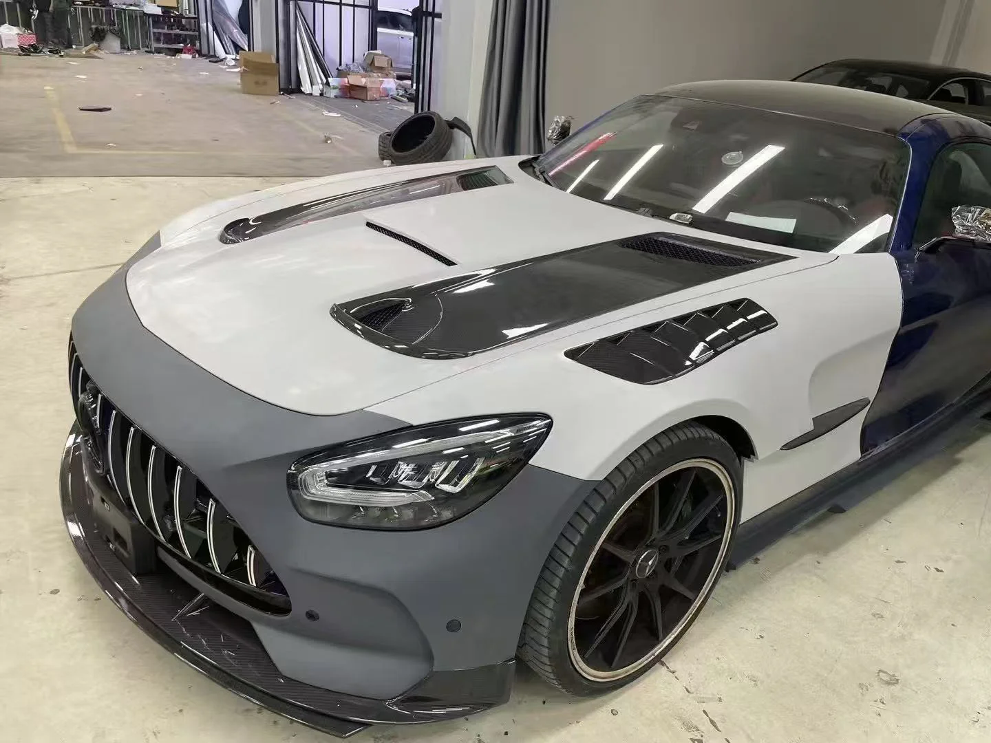 Mercedes-Benz AMG GT / GTS / GTC / GTR Black Series Style Full Body Kit - Image 34