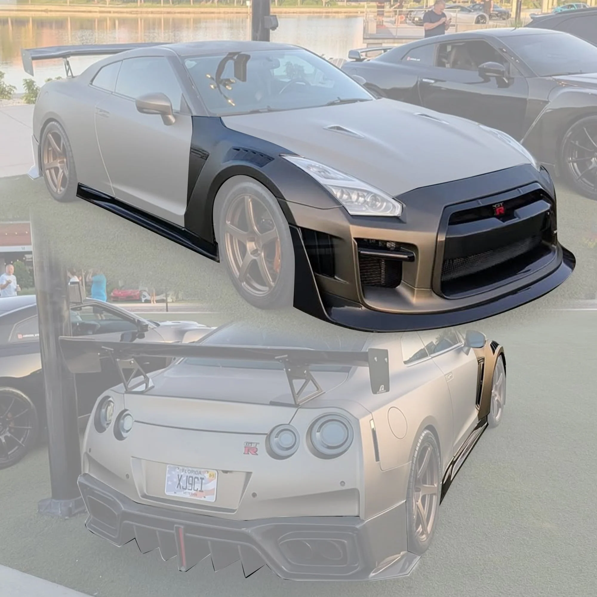Robot Craftsman Nissan GTR Body Kit (R35) Fibre Glass Reinforced Plastic Complete Body Kit (FRP) - Image 28