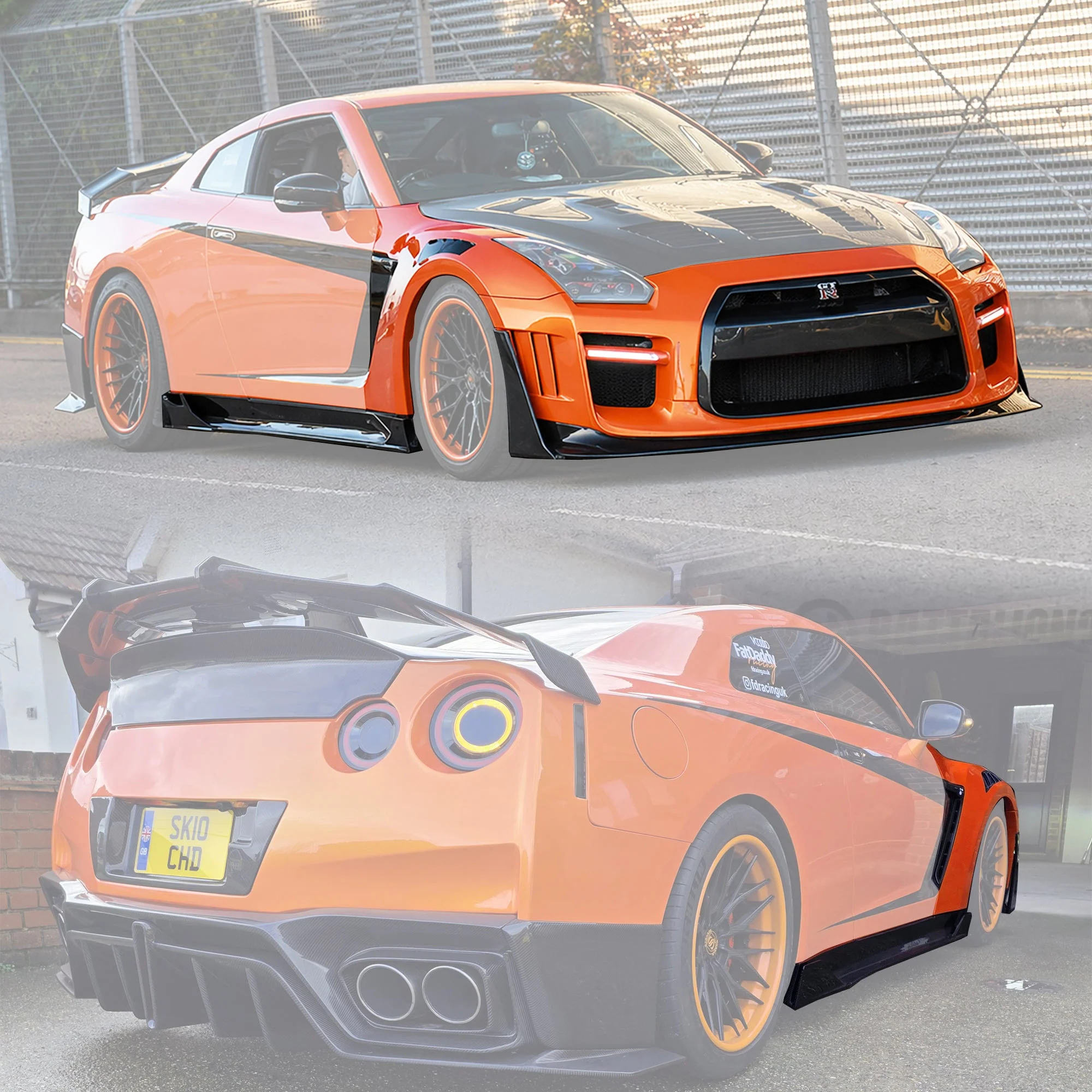 Robot Craftsman Nissan GTR Body Kit (R35) Fibre Glass Reinforced Plastic Complete Body Kit (FRP) - Image 3