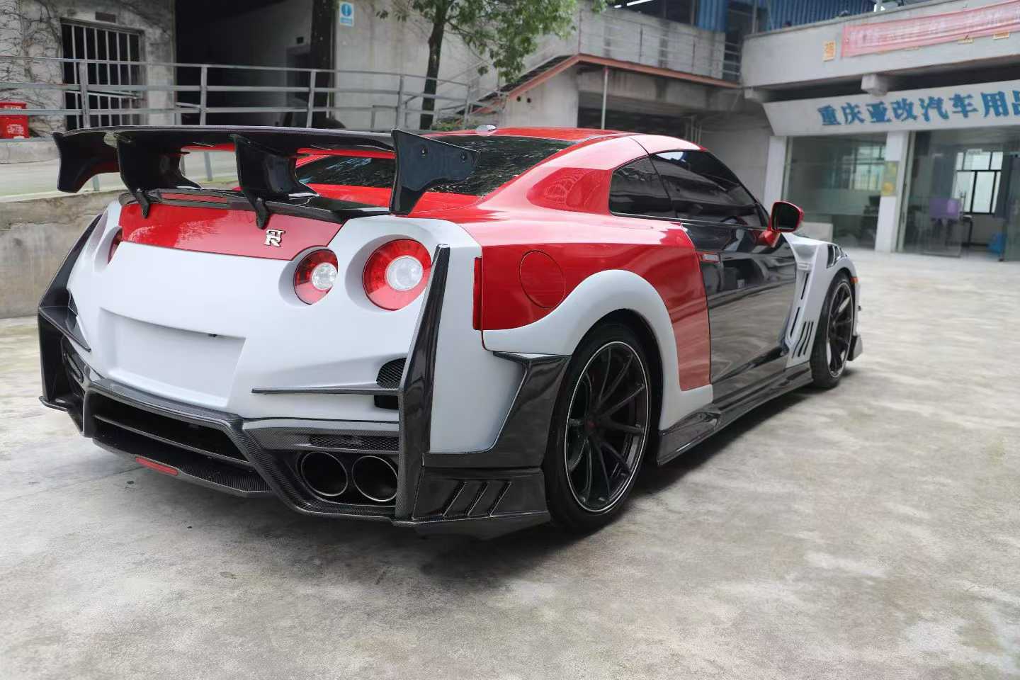 Nissan GTR R35 2024 TS Nismo Style Full Partial Carbon Conversion Kit (Fits 2009-2024) Version 2 - Image 3