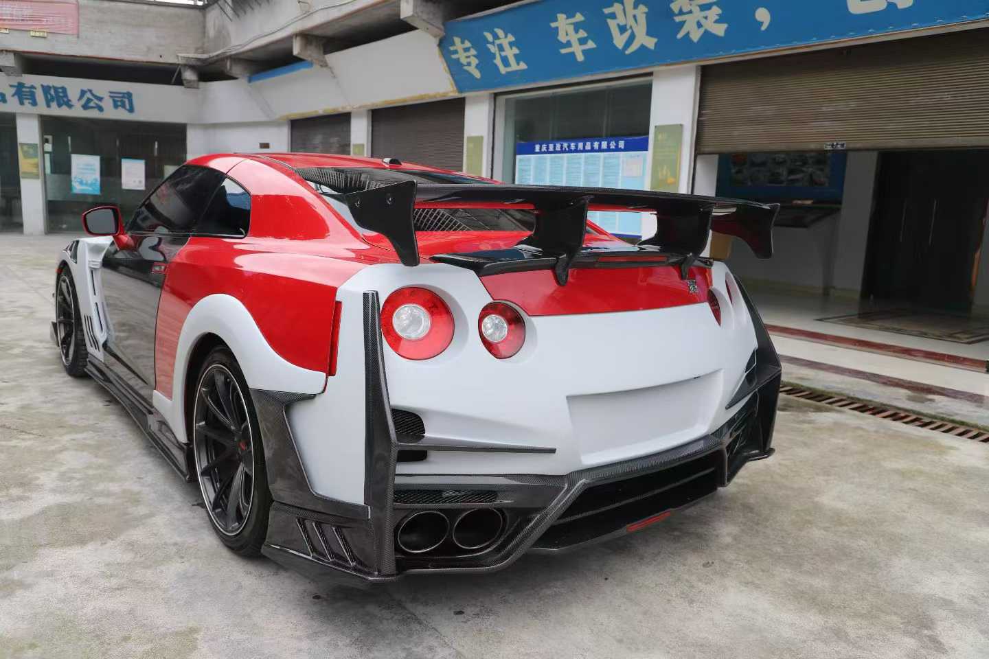 Nissan GTR R35 2024 TS Nismo Style Full Partial Carbon Conversion Kit (Fits 2009-2024) Version 2 - Image 6