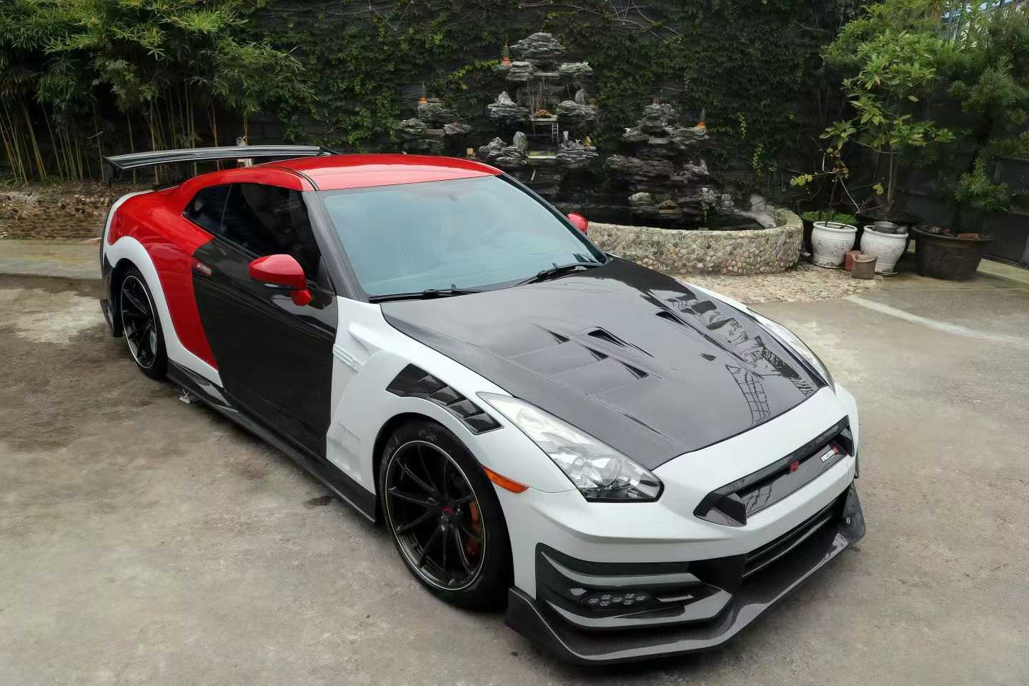 Nissan GTR R35 2024 TS Nismo Style Full Partial Carbon Conversion Kit (Fits 2009-2024) Version 2 - Image 8