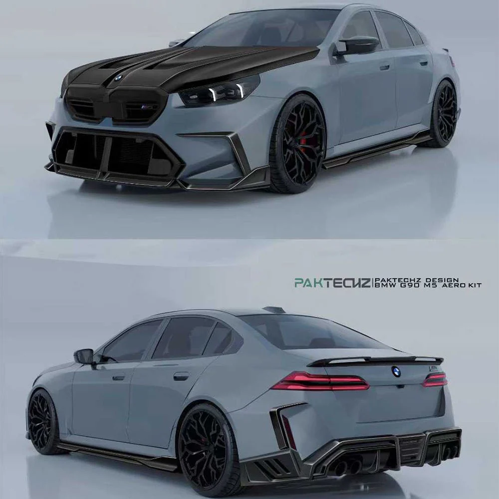Paktechz BMW M5 G90 Sedan / Limousine Full Dry-Carbon Bodykit - Image 2