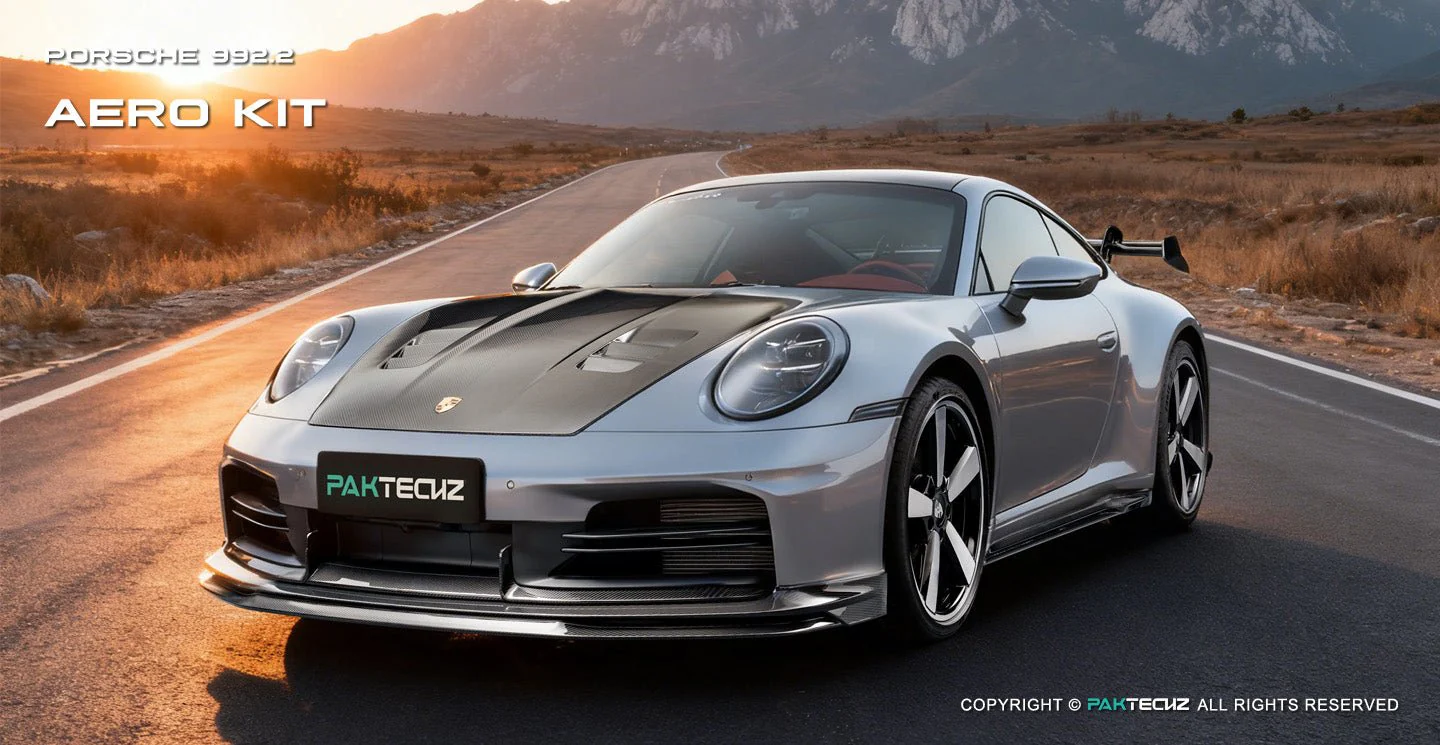 Paktechz Porsche 992.2 Full Dry-Carbon (Prepreg) Aerodynamics Kit - Image 11