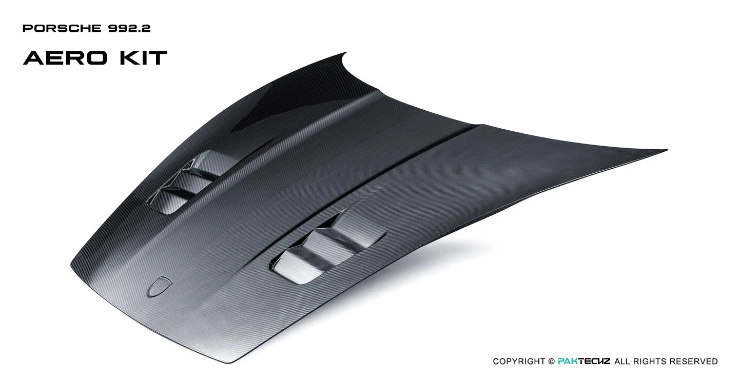 Paktechz Porsche 992.2 Full Dry-Carbon (Prepreg) Aerodynamics Kit - Image 17