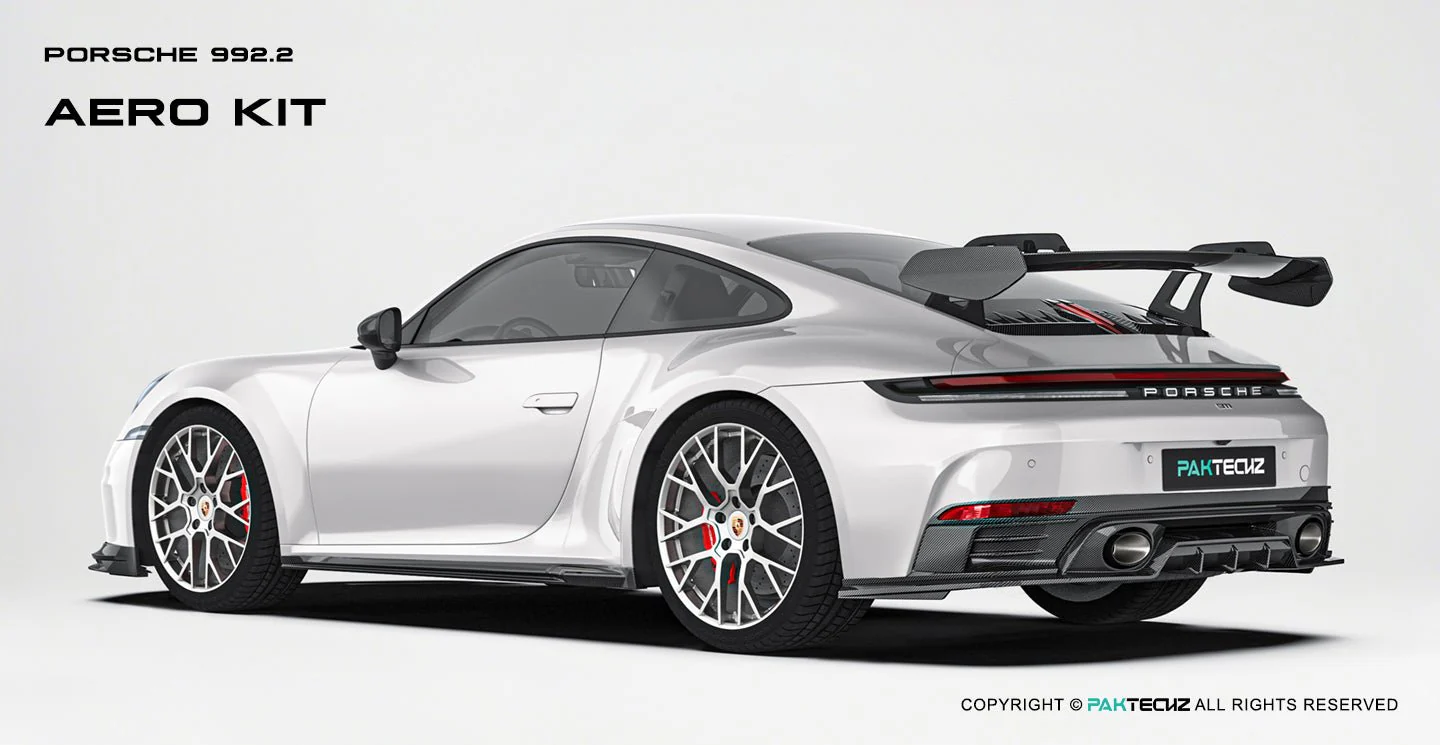 Paktechz Porsche 992.2 Full Dry-Carbon (Prepreg) Aerodynamics Kit - Image 3