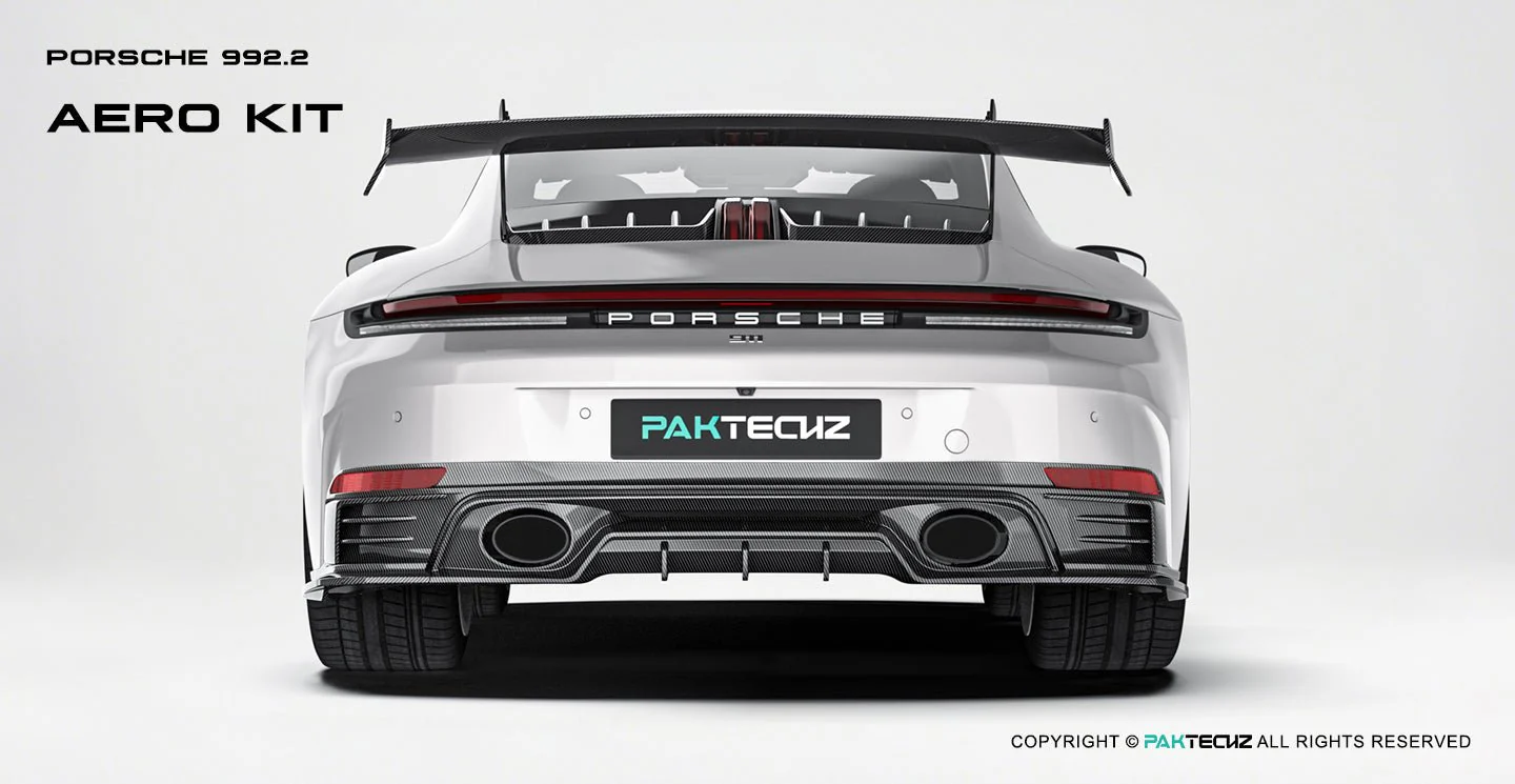 Paktechz Porsche 992.2 Full Dry-Carbon (Prepreg) Aerodynamics Kit - Image 4