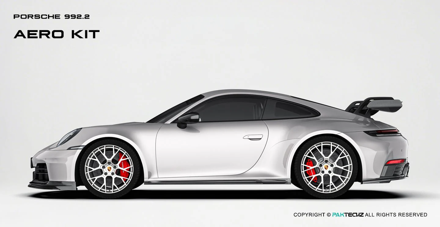 Paktechz Porsche 992.2 Full Dry-Carbon (Prepreg) Aerodynamics Kit - Image 6