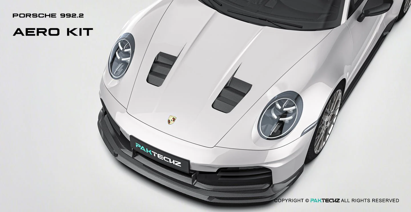 Paktechz Porsche 992.2 Full Dry-Carbon (Prepreg) Aerodynamics Kit - Image 9