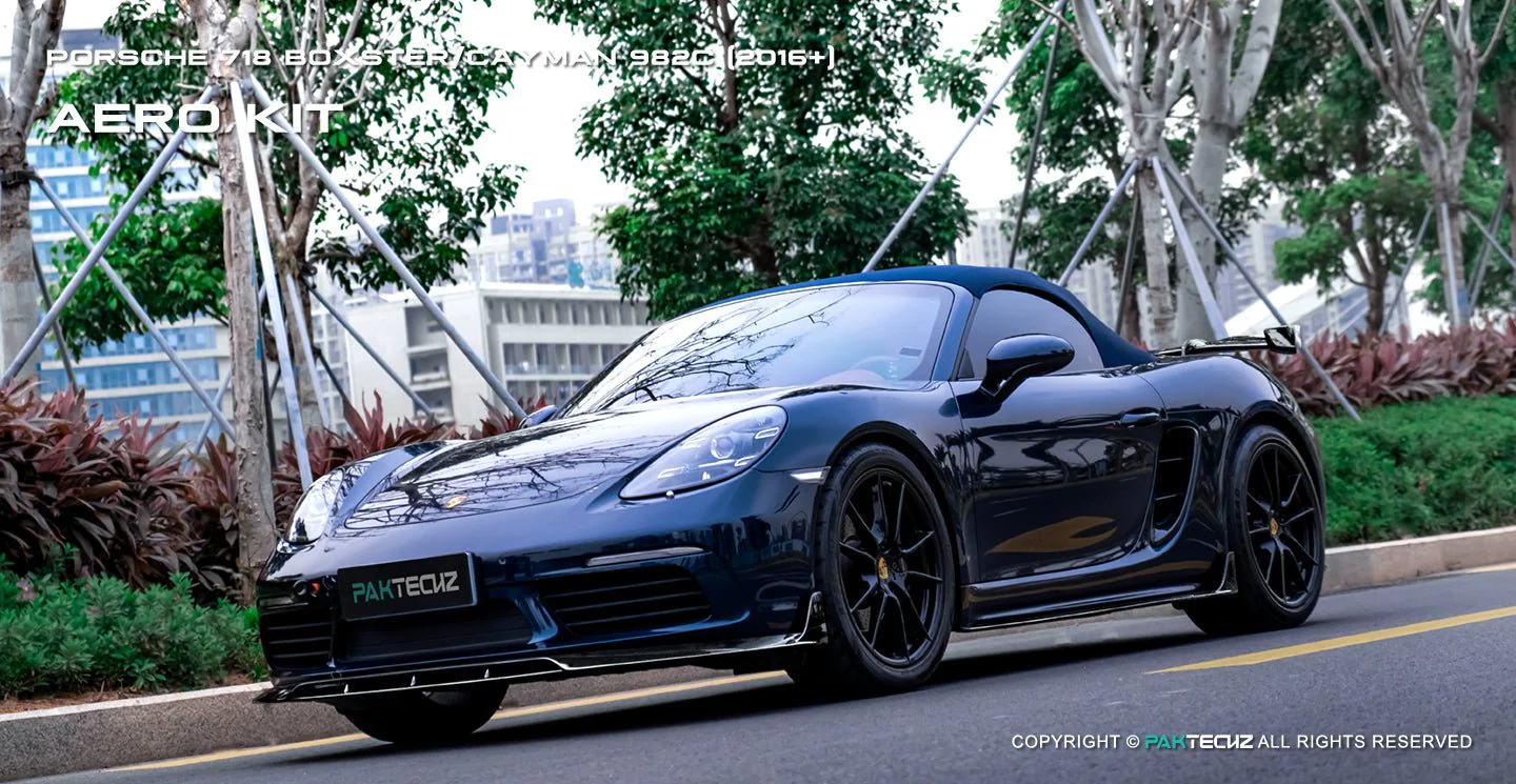 Porsche 718 2016-2020 Porsche Cayman / Boxster (GTS is not suitable) Paktechz Full Dry Carbon Aerodynamics kit - Image 10