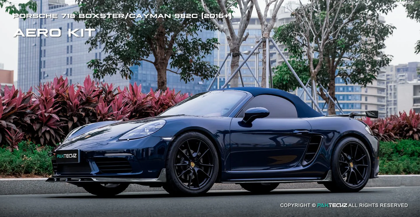 Porsche 718 2016-2020 Porsche Cayman / Boxster (GTS is not suitable) Paktechz Full Dry Carbon Aerodynamics kit - Image 11