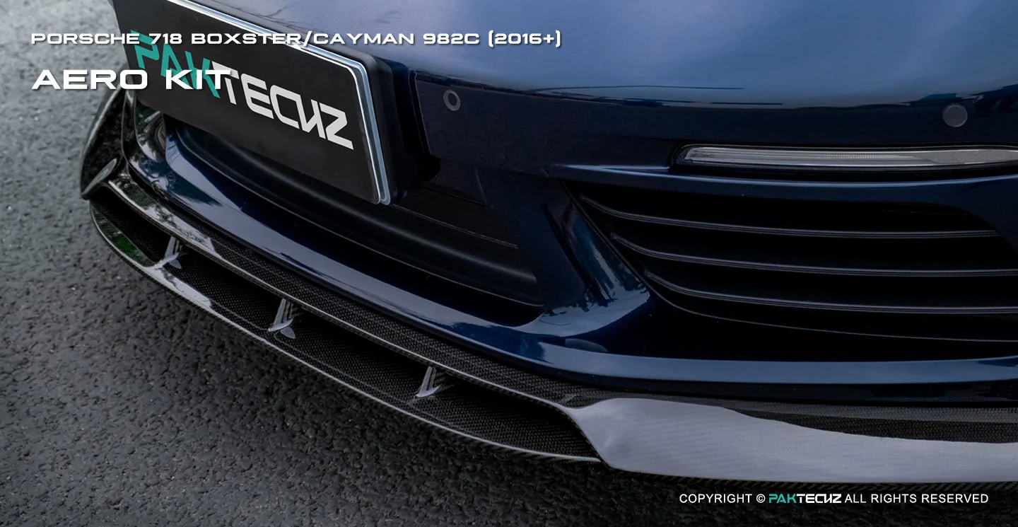 Porsche 718 2016-2020 Porsche Cayman / Boxster (GTS is not suitable) Paktechz Full Dry Carbon Aerodynamics kit - Image 16