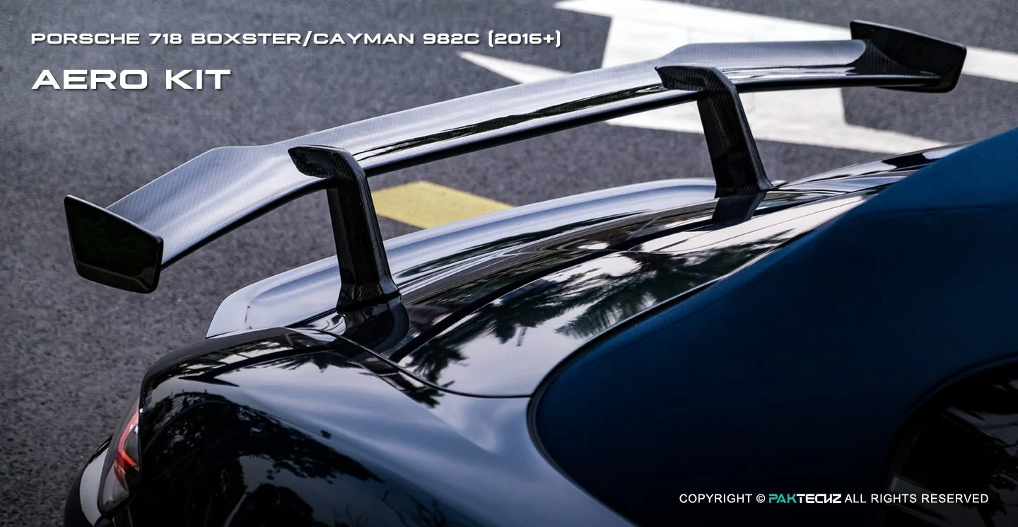 Porsche 718 2016-2020 Porsche Cayman / Boxster (GTS is not suitable) Paktechz Full Dry Carbon Aerodynamics kit - Image 19