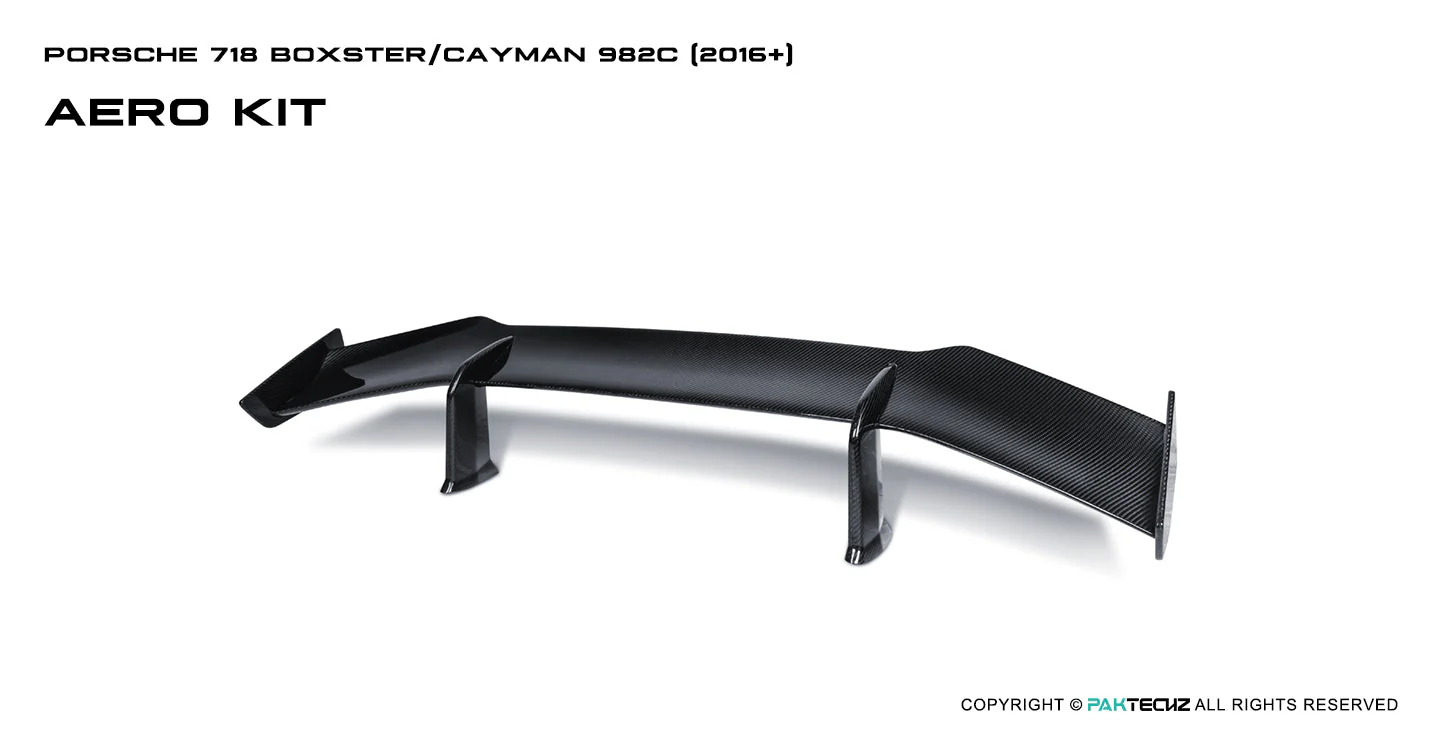 Porsche 718 2016-2020 Porsche Cayman / Boxster (GTS is not suitable) Paktechz Full Dry Carbon Aerodynamics kit - Image 20