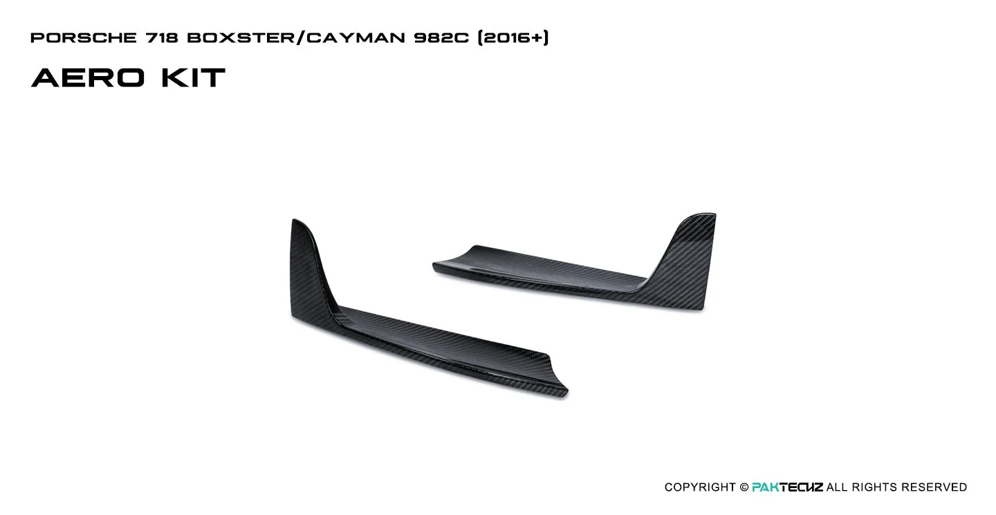 Porsche 718 2016-2020 Porsche Cayman / Boxster (GTS is not suitable) Paktechz Full Dry Carbon Aerodynamics kit - Image 24