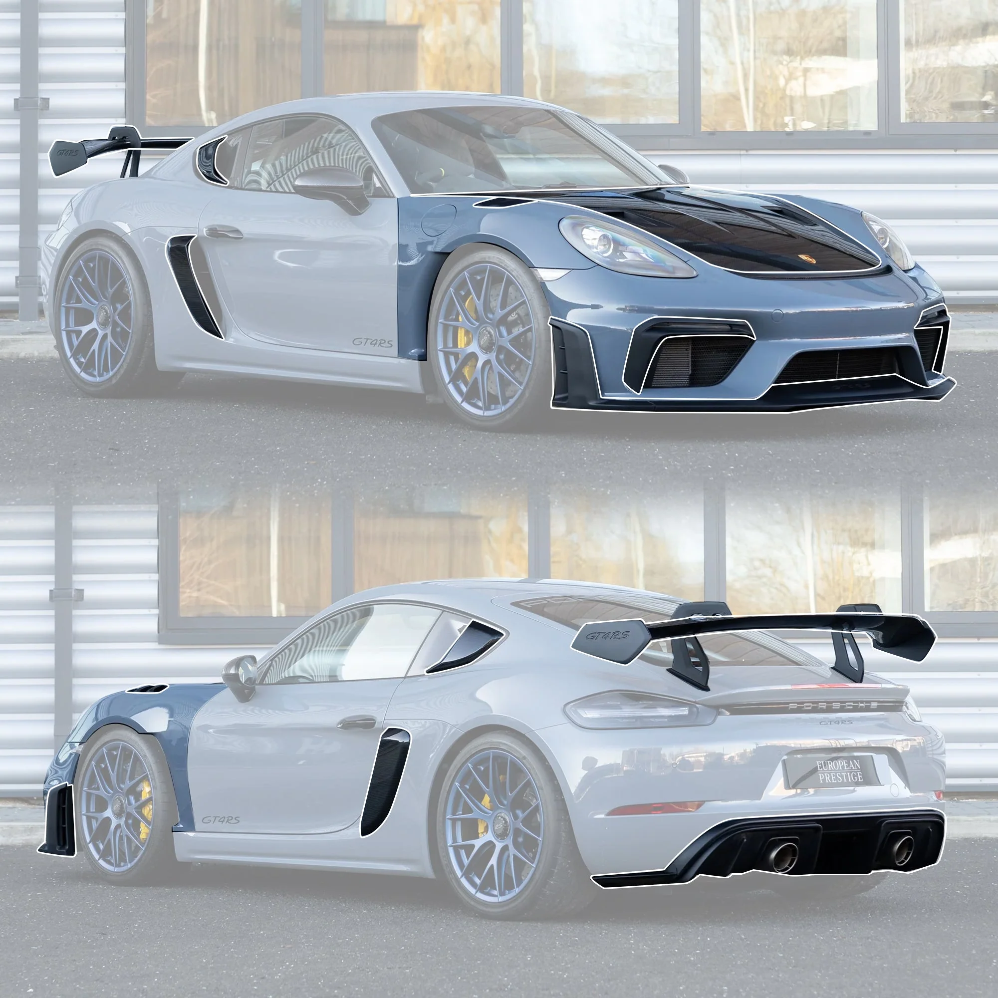 Porsche 718 Cayman GT4 RS Conversion Kit - Image 3
