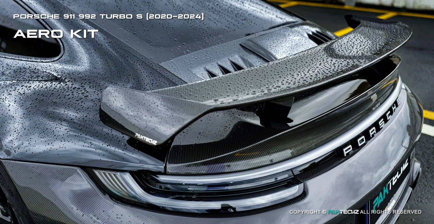 Porsche 911 992.1 Turbo S Paktechz Full Dry Carbon Aerodynamics kit 2020-2024 - Image 15