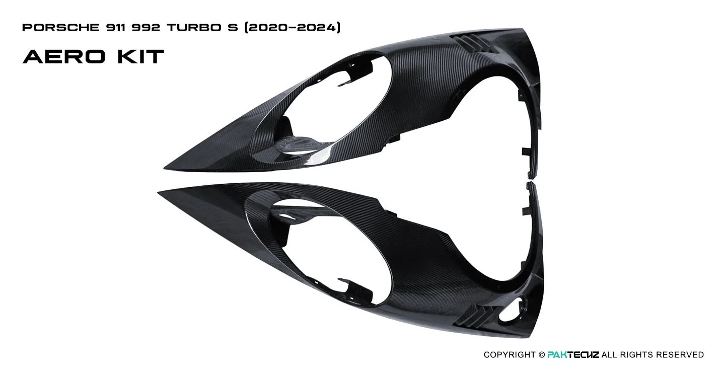 Porsche 911 992.1 Turbo S Paktechz Full Dry Carbon Aerodynamics kit 2020-2024 - Image 18