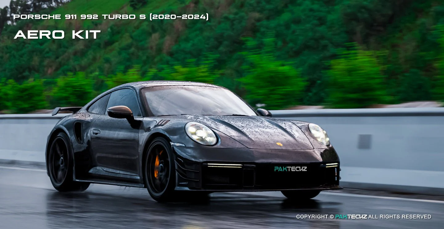Porsche 911 992.1 Turbo S Paktechz Full Dry Carbon Aerodynamics kit 2020-2024 - Image 26