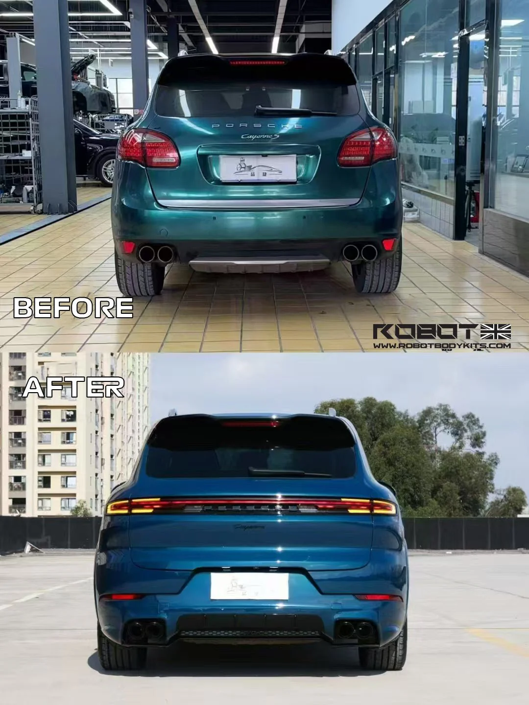 Porsche Cayenne 958.1 2011-14 to 2024 GTS (9Y0.2) Conversion Kit Including Headlight & Tail light - Image 2