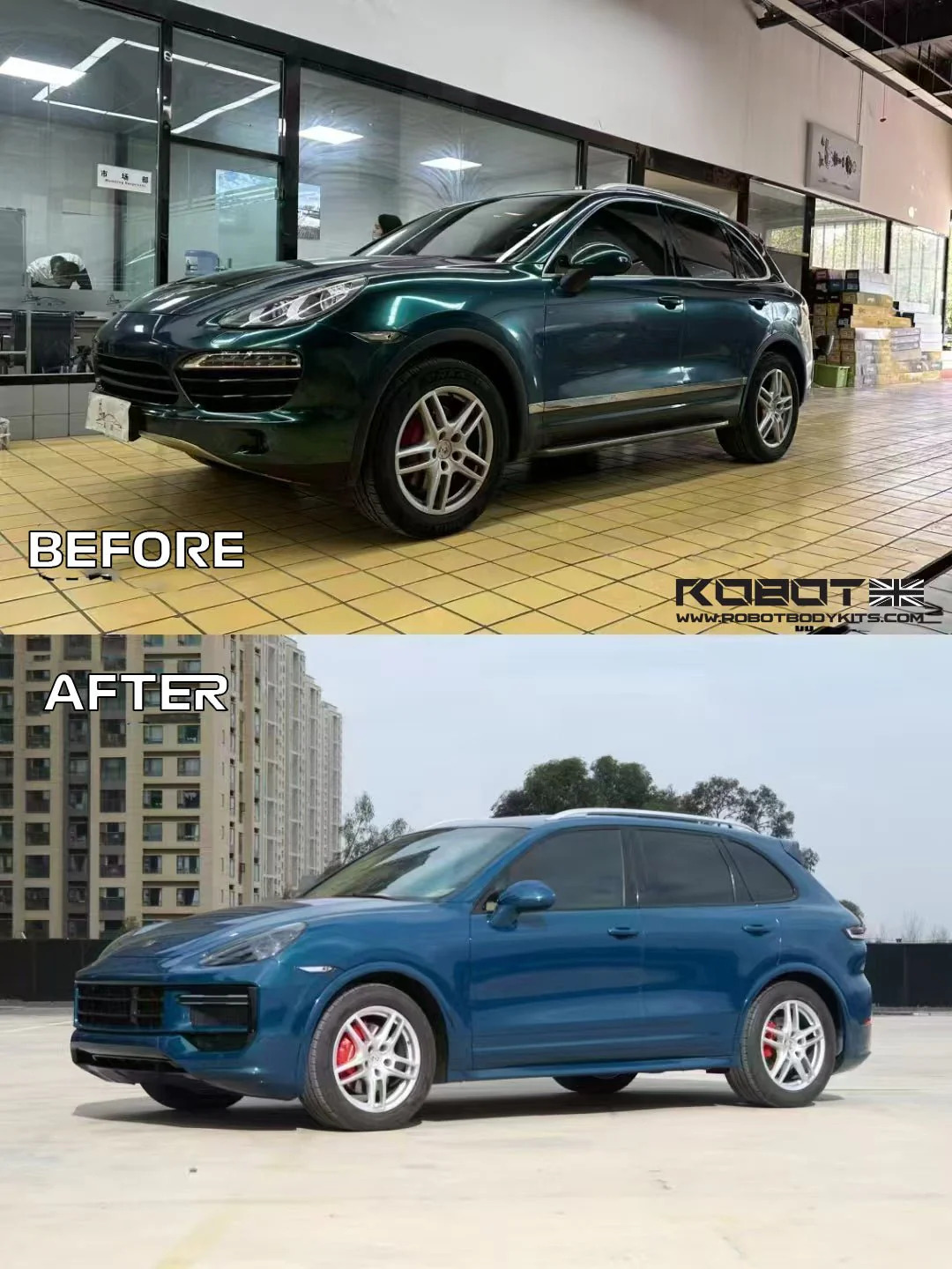 Porsche Cayenne 958.1 2011-14 to 2024 GTS (9Y0.2) Conversion Kit Including Headlight & Tail light - Image 3