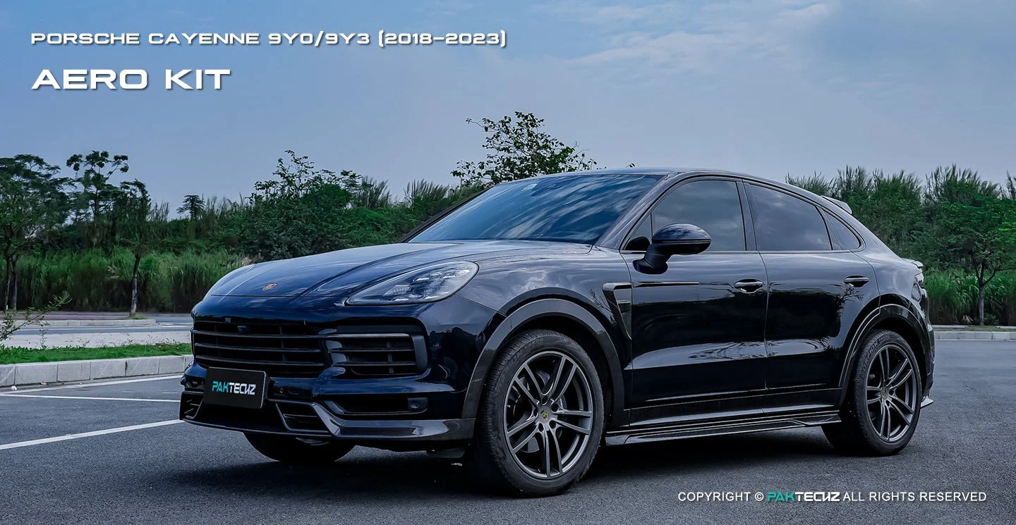 Porsche Cayenne Paktechz Full Dry Carbon Aerodynamics kit 2018-20 - Image 12