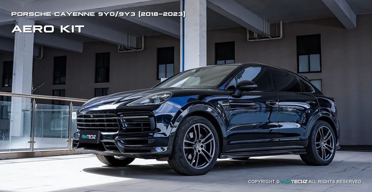 Porsche Cayenne Paktechz Full Dry Carbon Aerodynamics kit 2018-20 - Image 13
