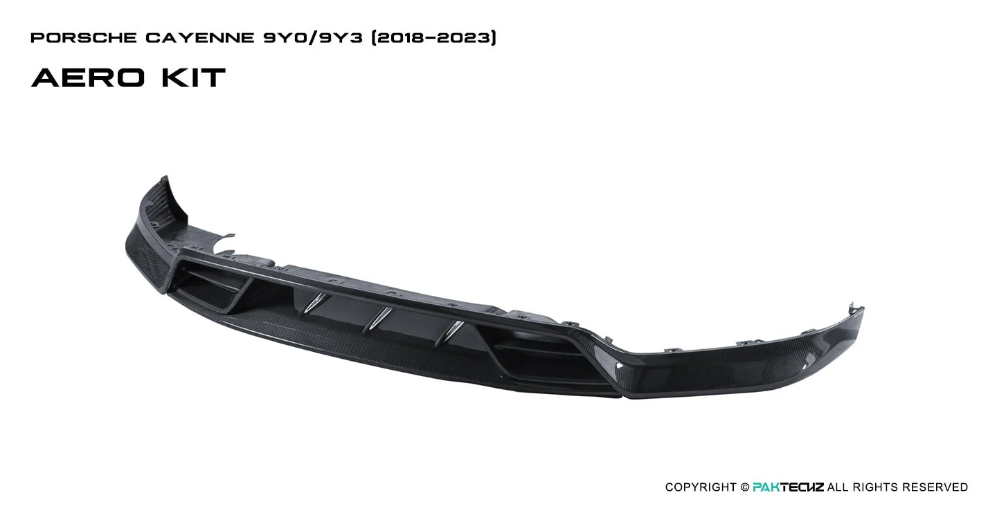 Porsche Cayenne Paktechz Full Dry Carbon Aerodynamics kit 2018-20 - Image 18