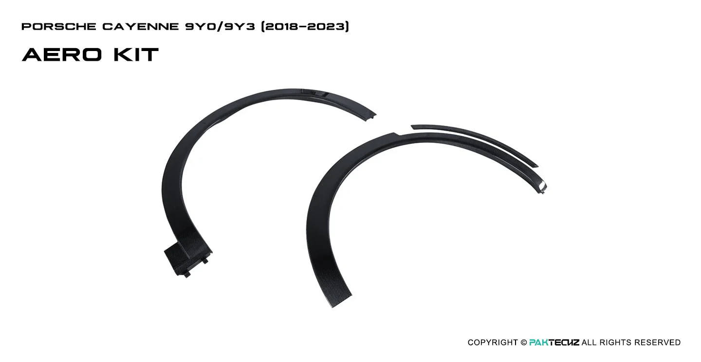 Porsche Cayenne Paktechz Full Dry Carbon Aerodynamics kit 2018-20 - Image 25