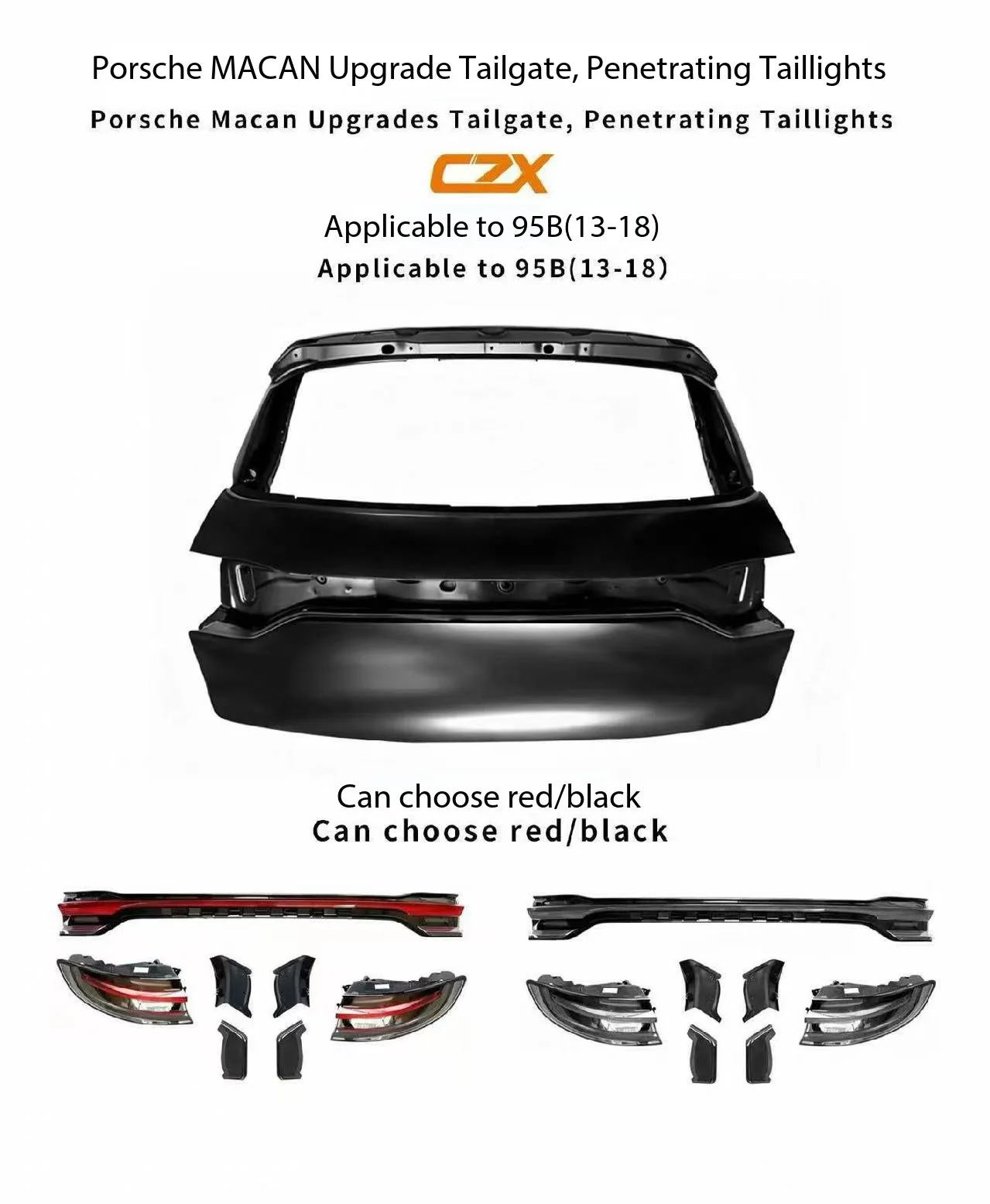 Porsche Macan 95B (2014-2023) Convert to (2023) 95B.3 Full Conversion Kit - Image 9