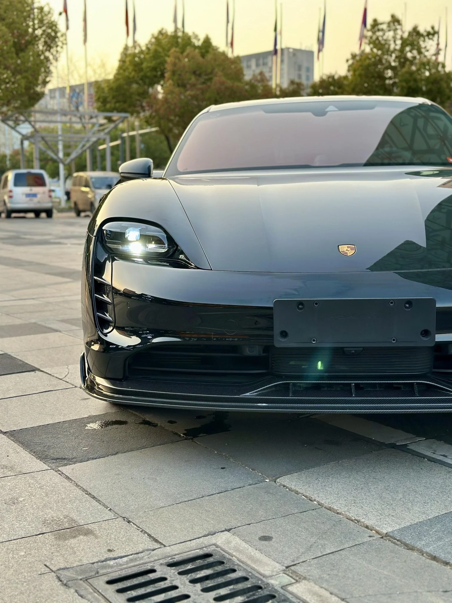 Porsche Taycan / Turismo Paktechz Full Dry Carbon Aerodynamics kit - Image 35
