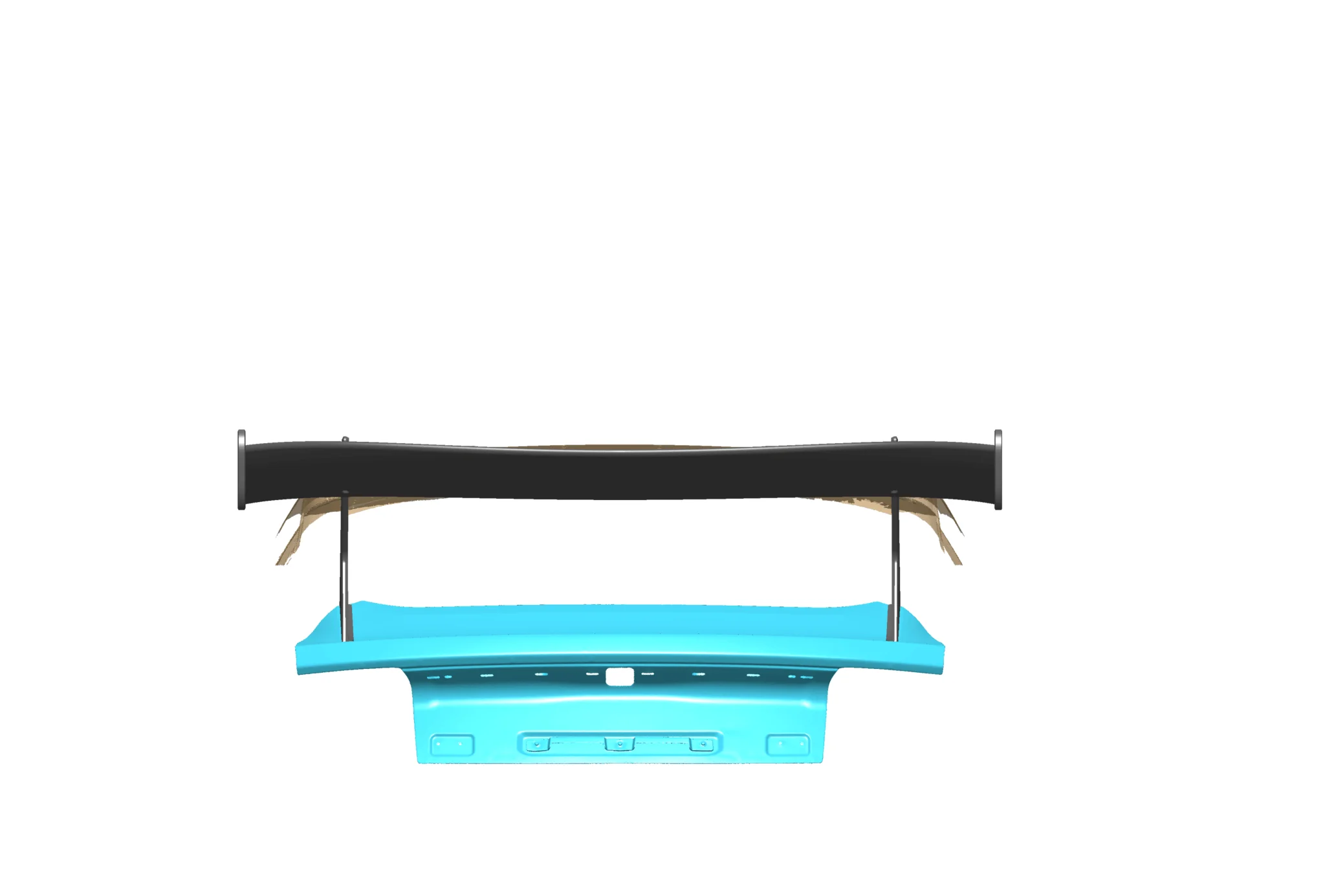 RBT GT4 Style Dry-Carbon Fibre Rear Spoiler for Ford Mustang S550.1 - S550.2 & 2024+ Models - Image 4
