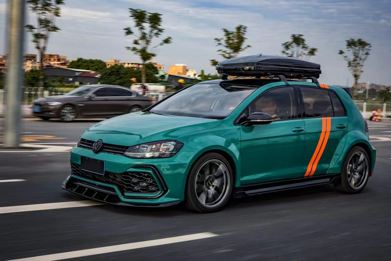 RBT Volkswagen GTI Golf MK7 MK7.5 Full FRP / Partial Carbon Widebody Kit - Image 3