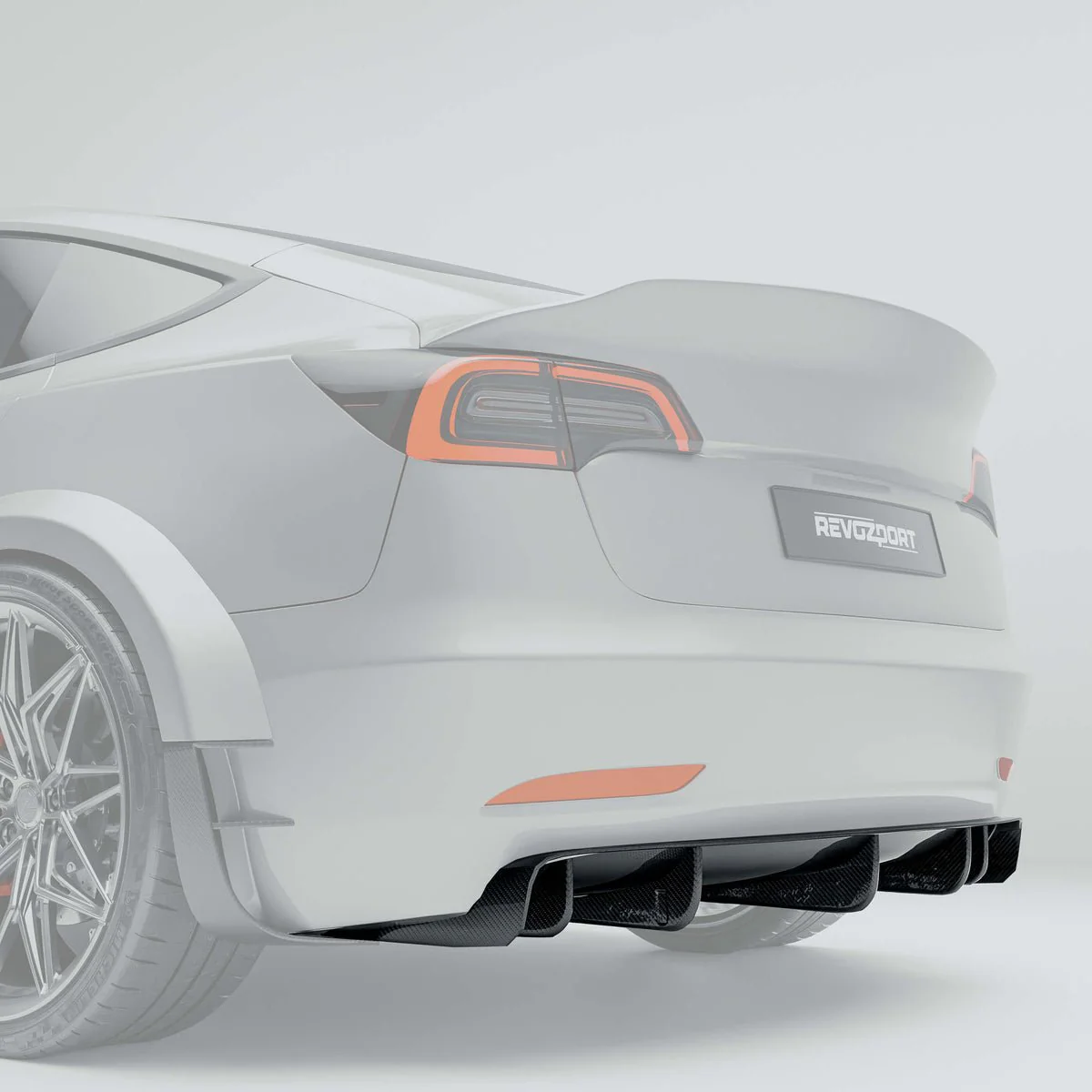 RevoZport Tesla Model 3 2019-2024 (Gen 1) Wide Arch Body Kit - Image 13