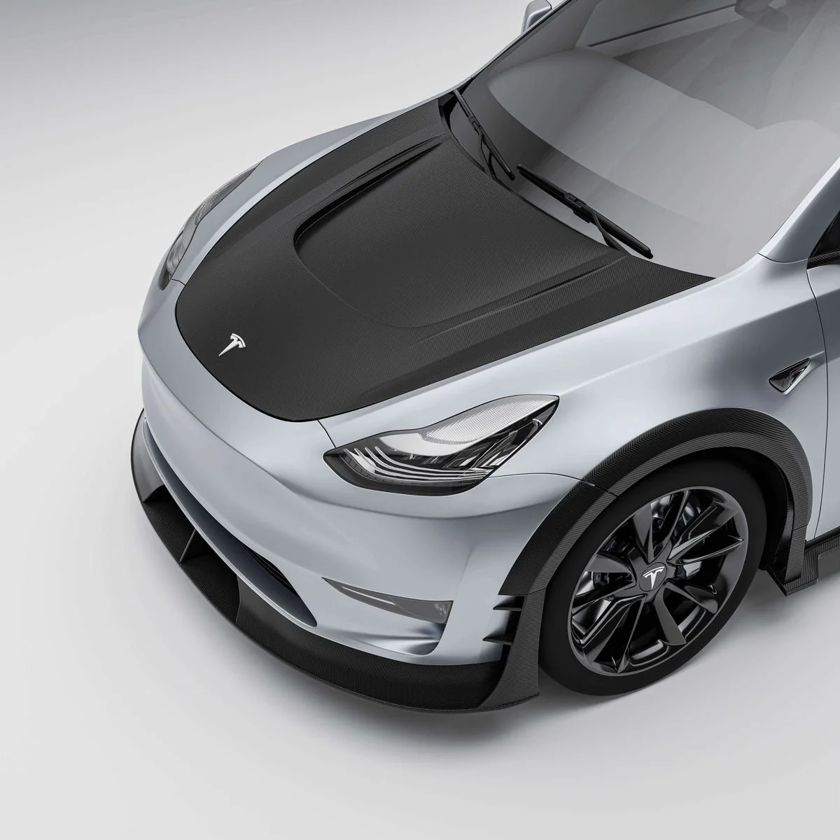 RevoZport Tesla Model Y 2021-2024 Carbon Fibre Hood / Bonnet - Image 2